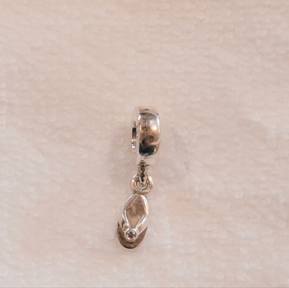 Pandora Sterling Silver Flip Flop Charm